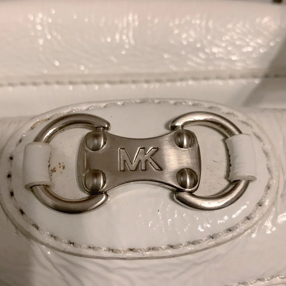 Michael Kors, winter white leather bag